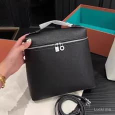 Mochila feminina de grande capacidade, mochila LP, mochila escolar Loro, nova bolsa de viagem Piana 2024, casual, elegan