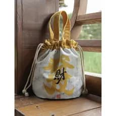 Bolsa de dinheiro criativa portátil, bolsa transversal, bolsa de ombro único, bolsa de presente, bolsa de lona para meni