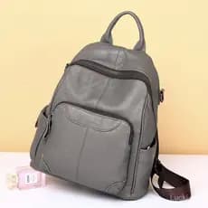 Mochila de Couro Genuíno 2026, Nova, Estilo Vintage, para Mulheres, de Guangzhou, Modelo GW7U