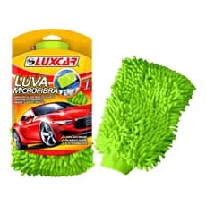 Luva Microfibra Luxcar - Verde-limão - Unidade - 1 - 40 Cm - 60 Cm