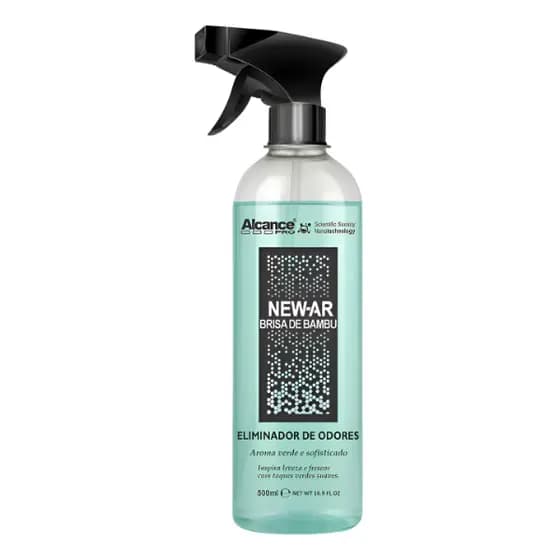 Eliminador De Odores Carro Casa New Ar Alcance Profissional 500ml Brisa De Bambu