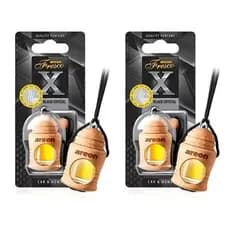 2 Cheirinho Aromatizante Automotivo Areon Fresco Madeira 4ml Black Crystal