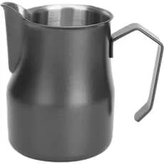 PITCHER PRETA PARA USO VAPORIZAÇÃO DE LEITE 450ML