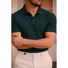 Camisa Polo Masculina Texturizada Premium Slim Fit Elegante Malha Diferenciada