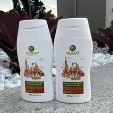 Kit 2 Leave-in Tutano Fortificante Donastar Cleópatra 250g Maxrose Extrato de Alho