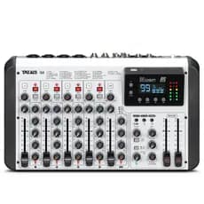 Mesa de som Q8 8 canais Com Mixer Equalizador Efeitos Bluetooth PC Mp3 alimentação USB 110V/220V