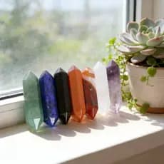 Kit Cristais 7 Pedras Para Proteção Sorte Prosperidade Amor Saúde Pedras Naturais Alinhe e Equilibre seus Chakras