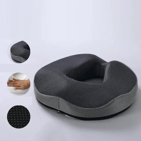 Almofada De Assento Cóccix Travesseiro Ergonômico Ortopédico Para Cadeira Banco Home Office