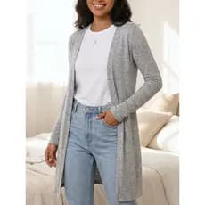 Cardigan de Lãzinha Manga Longa - Leve Macio e Versátil Tamanhos M G e GG Ideal para Jeans Vestido ou Legging