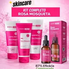 Skincare rosa mosqueta Dermachem limpeza de pele
