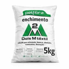 Fibra Enchimento Siliconada ideal Artesanatos Travesseiros Amigurumis Bonecas PetFibra 5kg A Melhor