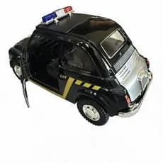 Carrinho De Polícia Federal Fusca Miniatura Fricção Abre Portas 12cm