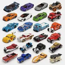 Kit Carrinhos De Ferro Estilo Hot Wheels Coleção Miniaturas Carros De Brinquedo Colecionáveis