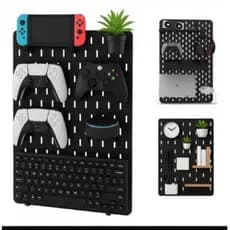 Painel Pegboar mdf Organizador de Parede  Premium preto Fosco-personalizado Kit Organização Gamer home ofice escritório