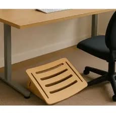Descanso apoio suporte ergonômico de pés escritório mdf cru