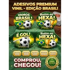 ADESIVO COPA DO MUNDO BRASIL | VINIL PREMIUM | PRODUTO EM ESTOQUE PEDIU CHEGOU.