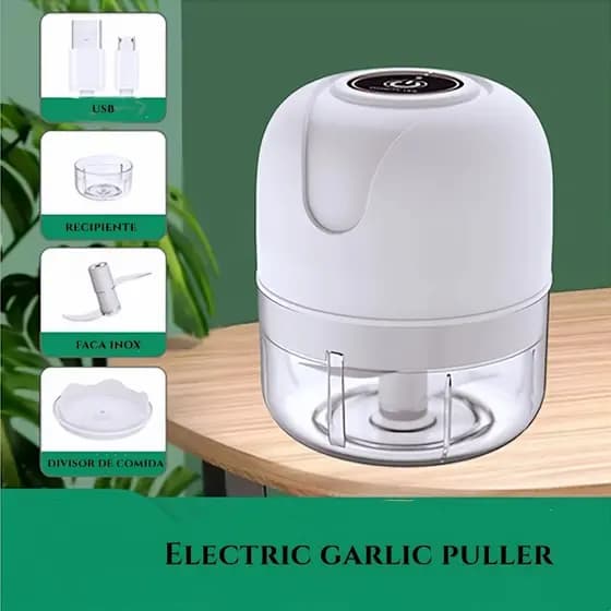 Mini Processador Triturador Sem Fio Elétrico De Alimentos Para Legumes Alho Gengibre 250ML