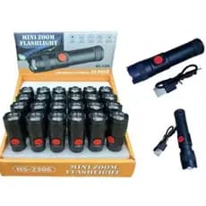kit  1/3/5 Lanterna LED, recarregável, camping, portátil, tática de emergencia Zoom USB-C