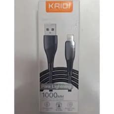 Kit 1/2 Cabo Lightning Turbo KD-11A 1m – Carregamento Rápido e Sincronização
