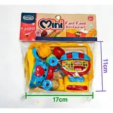 Mini Restaurante Fast Food com Caixa Registradora – Brinquedo Infantil 🍔🍟
