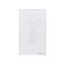 Interruptor Smart Wi-Fi Intelbras EWS 1003 3 Teclas Touch Branco Inteligente 4x2