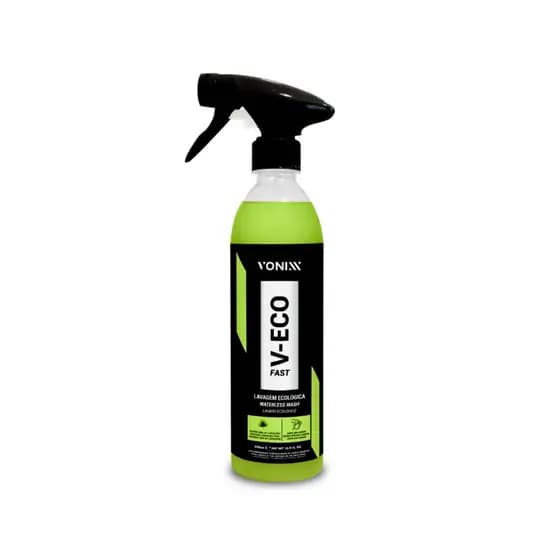 Lava Autos Vonixx V-Eco Fast 500ml Limpeza Ecológica Brilho Proteção Cera Carnaúba Proteção Car Care Detail