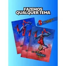 Livro de Colorir Personalizado Homem Aranha Infantil Lembrancinha Aniversário Qualquer Tema com Nome e Idade