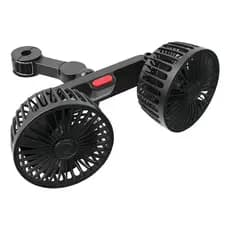Ventilador Portátil Usb Automotivo Duplo Banco Traseiro Carro Camihão Ajustável