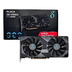 Placa De Vídeo Amd Radeon Rx 5700 Xt 8gb Ddr6 256bit Dp Hdmi RX5700XT