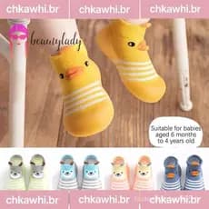 beautymakeup Sapatos Macios Para Bebês , Crianças Pequenas , Meias De Chão , Desenhos Animados , Fundo De Borracha Antid