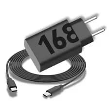 Carregador Turbo 168W Tipo-C Para Motorola Rápido Compatível comTodos Celulares T Envio Imediatoype-C Seguro