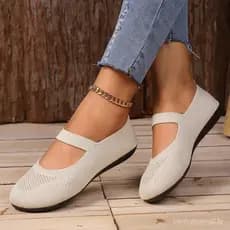 2023 primavera novo estilo sapatos femininos casuais sapatos preguiçosos meias sapatos de rede sola macia esportes comér