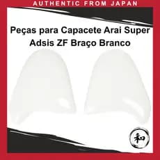 Peças para Capacete Arai Super Adsis ZF Braço Branco [Direto do Japão]