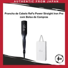 Prancha de Cabelo ReFa Power Straight Iron Pro com Bolsa de Compras [Direto do Japão]