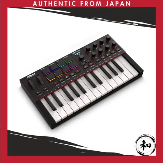 Akai Professional MPK Mini IV Controlador MIDI USB-C para Teclado — Para Iniciantes e Produtores Musicais — Pads de