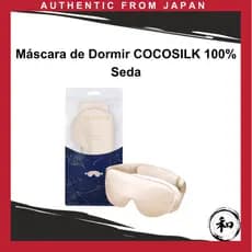 Máscara de Dormir COCOSILK 100% Seda [Direto do Japão]