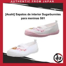 [Asahi] Sapatos de interior Sugarbunnies para meninas S01 【Direto do Japão】