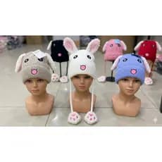 Gorro Touca Infantil Cachorrinho - Orelhas que Mexem e Movimento Interativo