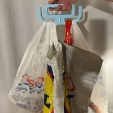 Suporte para carregar várias sacolas, suporte para sacolas de mercado, organizador de sacolas, sacolas de mercado