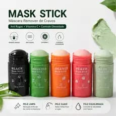 Máscara Facial Stick Removedor de Cravos Controle Oleosidade Vitamina C Anti Rugas Skincare