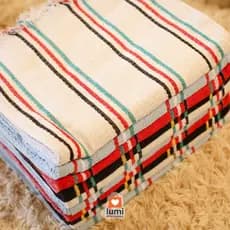 Kit Tapetes de Banheiro em Algodão 34x52cm Cores Sortidas Super Resistente