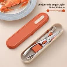 Conjunto de ferramentas para comer caranguejo em aço inoxidável 304, ferramentas de para uso doméstico, a