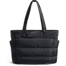 Bolsa Tote BAGSMART para Mulheres, Bolsa Tote Leve e Acolchoada com Compartimentos, Bolsa de Ombro para Viagens, Trabalh