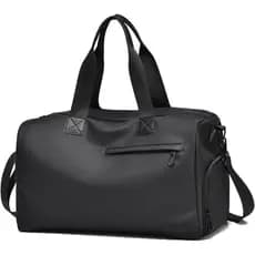 Bolsa de Ginástica Impermeável de 18L com Compartimento para Sapatos e Bolso para Itens Molhados para Homens e Mulheres,