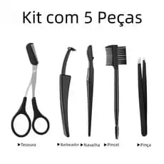Kit 5 Peças Design para Sobrancelhas