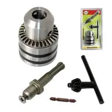 Mandril De Furadeira Com Adaptador Sds Plus Martelete 1/2  13mm Impacto Chave Bosch Makita Skil