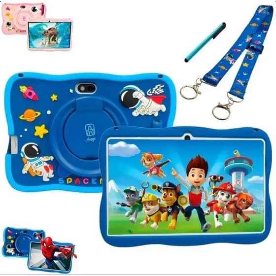Tablet Infantil Kids Astronauta 7 Polegada com wifi bluetooth Android Super Resistente