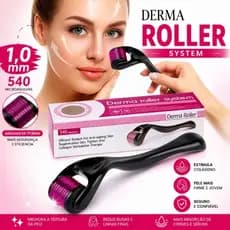 Kit 1/2/3 DermaRoller 1.0mm Microagulhamento 540 Agulhas Rolo para Cabelo Barba Cicatrizes Manchas Estética