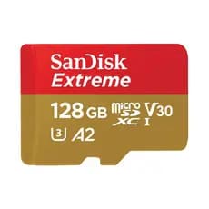 Cartão Micro SD SanDisk EXTREME, 128GB, U3, V30, ORIGINAL