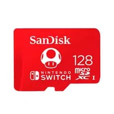 Cartão Micro SD SanDisk Nintendo Switch 128GB 100MBs